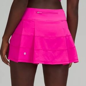 NWT lululemon sonic pink pace rival skirt (size 2, mid rise, regular length)